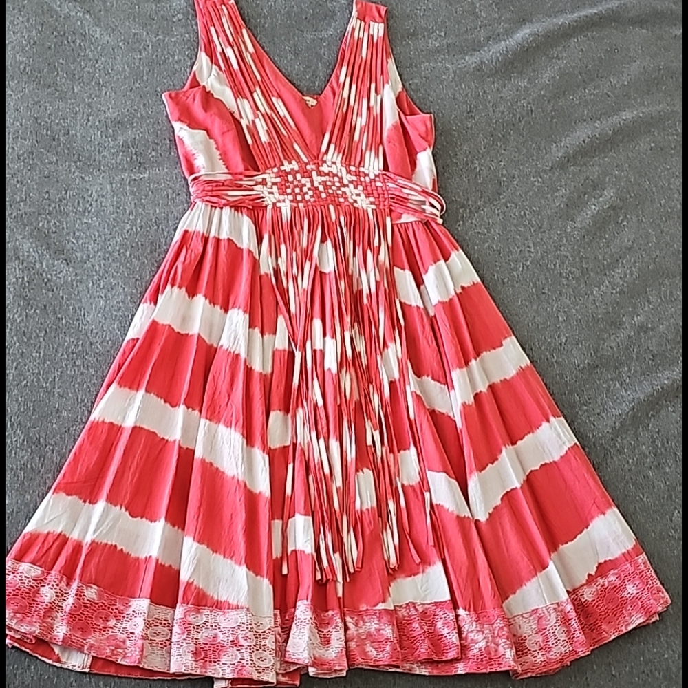 Sundance String-Weaved Design Midi Dress - image 3